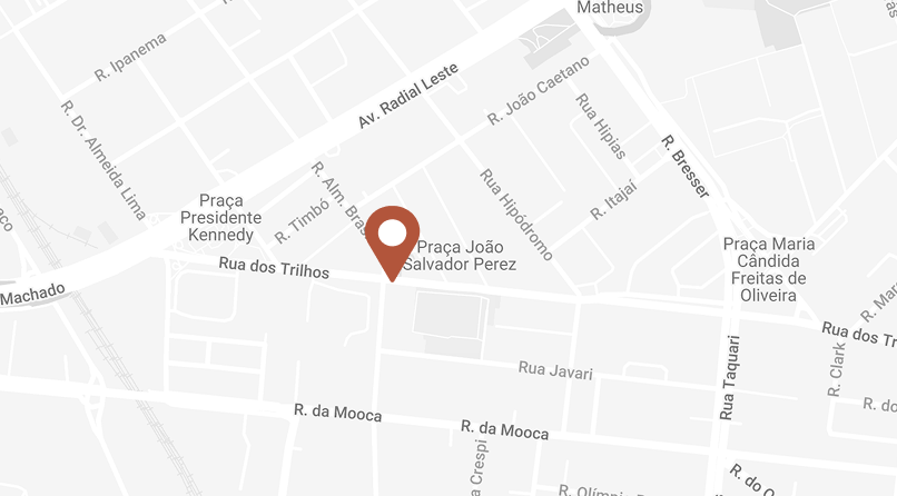 mapa com o pin