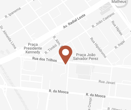 mapa com o pin